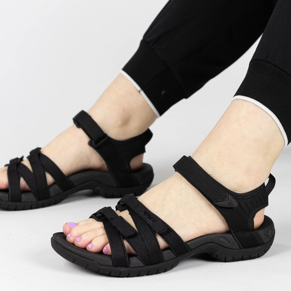 Teva W Tirra Leather Dames Sandalen - Zwart - Maat 38 11 Teva W Tirra Leather Dames Sandalen - Zwart - Maat 38 - Afbeelding 11