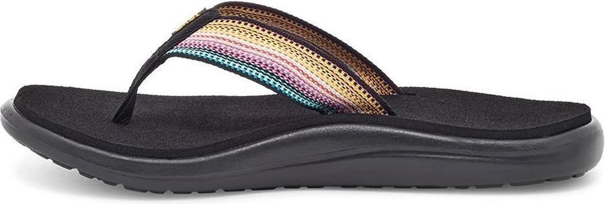 Teva W Voya Flip Dames Slippers - Zwart/Multicolour - Maat 40 3 Teva W Voya Flip Dames Slippers - Zwart/Multicolour - Maat 40 - Afbeelding 3