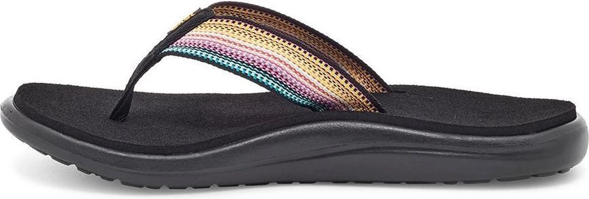 Teva W Voya Flip Dames Slippers - Zwart/Multicolour - Maat 42 3 Teva W Voya Flip Dames Slippers - Zwart/Multicolour - Maat 42 - Afbeelding 3