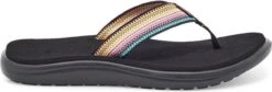 Teva W Voya Flip Dames Slippers - Zwart/Multicolour - Maat 38