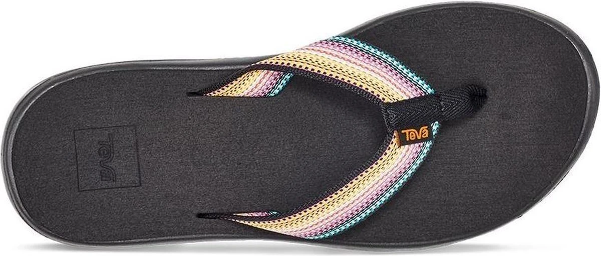Teva W Voya Flip Dames Slippers - Zwart/Multicolour - Maat 40 6 Teva W Voya Flip Dames Slippers - Zwart/Multicolour - Maat 40 - Afbeelding 6
