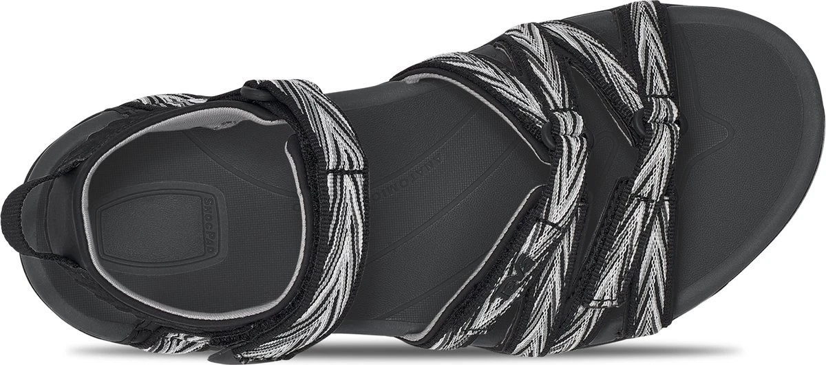 Teva W Tirra Dames Sandalen - Zwart/Wit - Maat 40 4 Teva W Tirra Dames Sandalen - Zwart/Wit - Maat 40 - Afbeelding 4