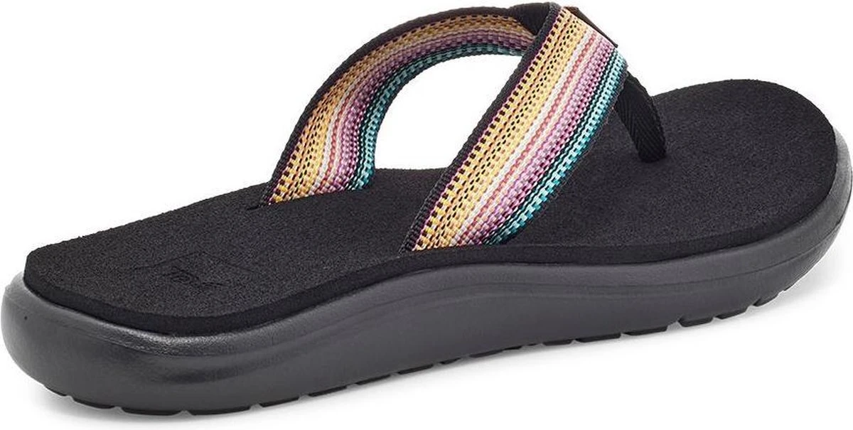 Teva W Voya Flip Dames Slippers - Zwart/Multicolour - Maat 38 2 Teva W Voya Flip Dames Slippers - Zwart/Multicolour - Maat 38 - Afbeelding 2