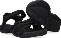 Teva W Tirra Leather Dames Sandalen - Zwart - Maat 36 -Teva 1200x755